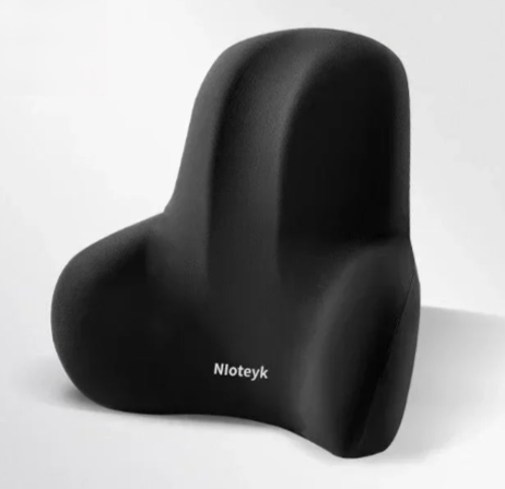 coussin ergonomique lombaire noir