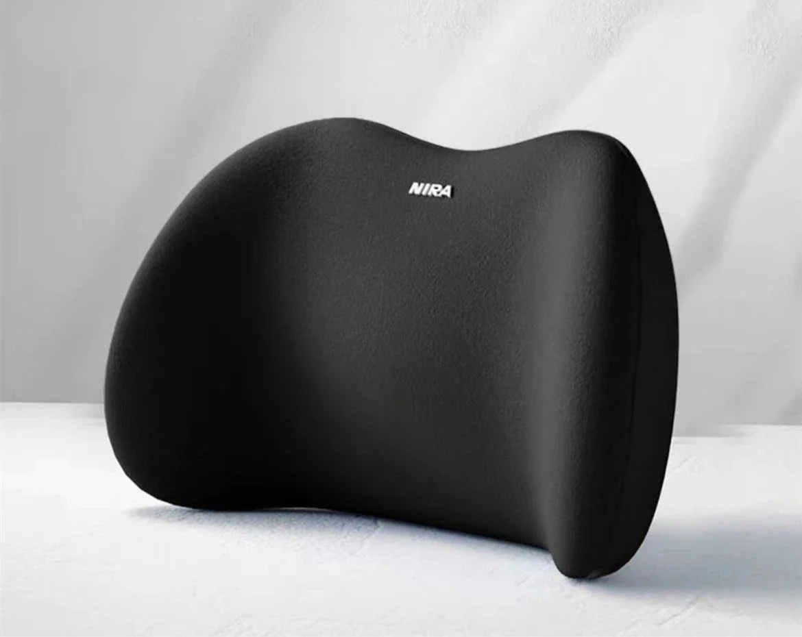 coussin ergonomique lombaire noir