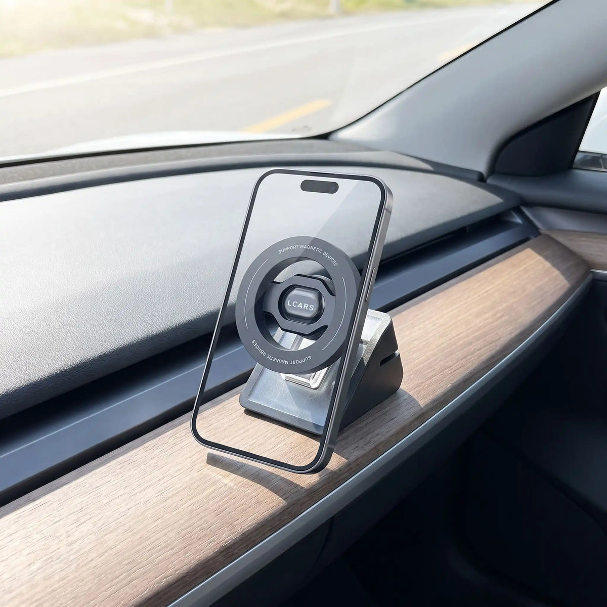 SUPPORT TELEPHONE VOITURE MAGNETIQUE | TESLA