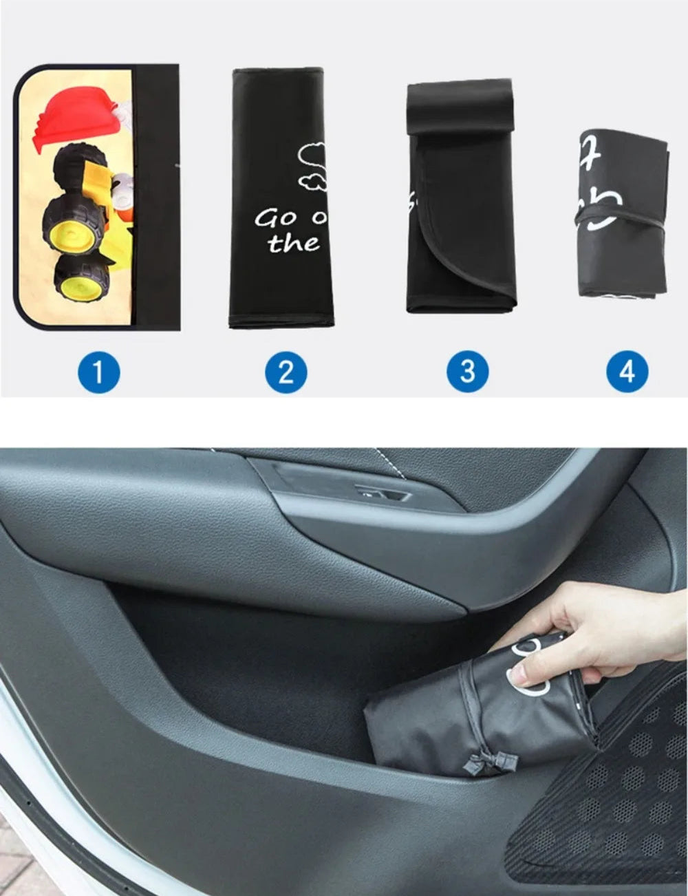 pare soleil voiture bebe rangement rapide pratique