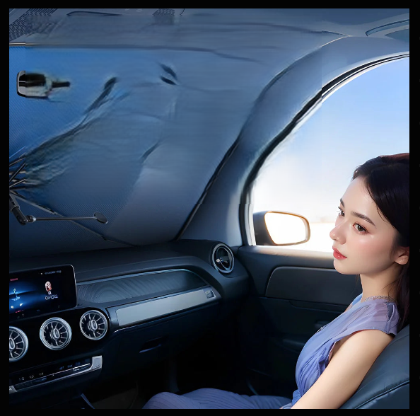 pare soleil voiture interieur reposant