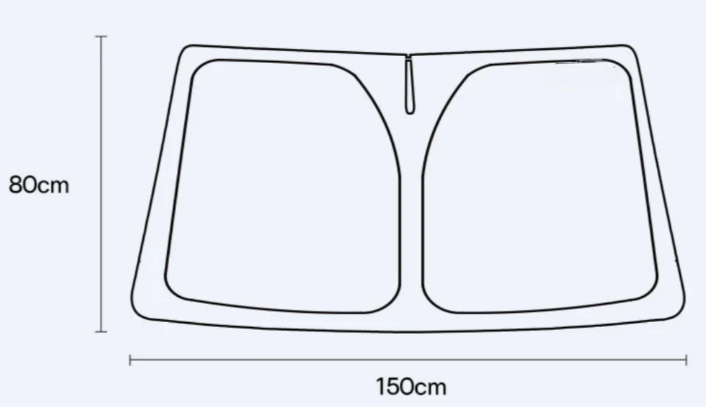 pare soleil voiture taille