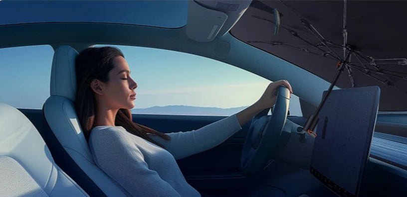 pare soleil voiture temperature habitacle confort
