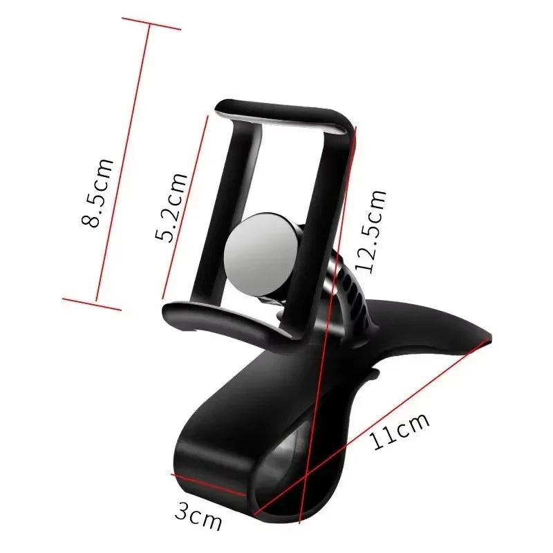 support telephone voiture dimensions globale