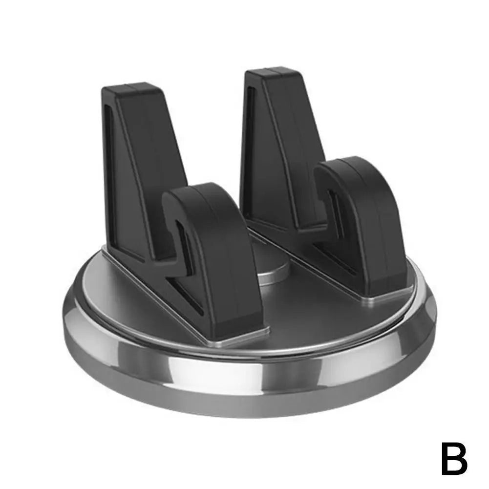 support telephone voiture model argent