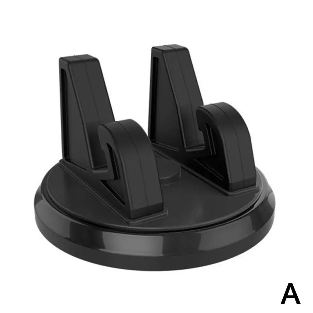 support telephone voiture model noir
