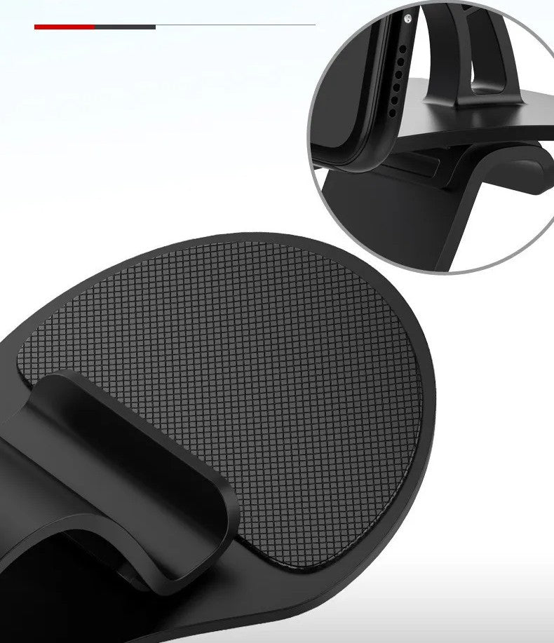 support telephone voiture partie anti derapante