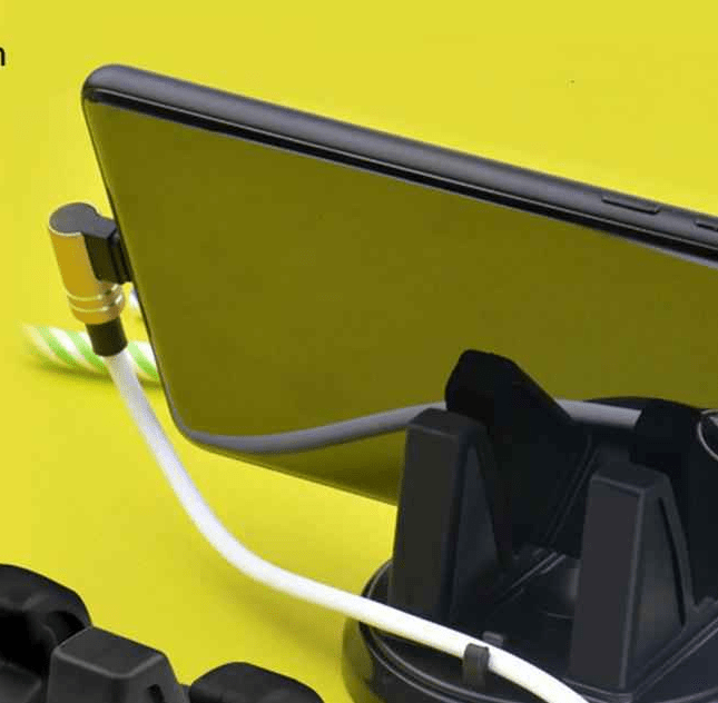 support telephone voiture rotatif support fil integrer