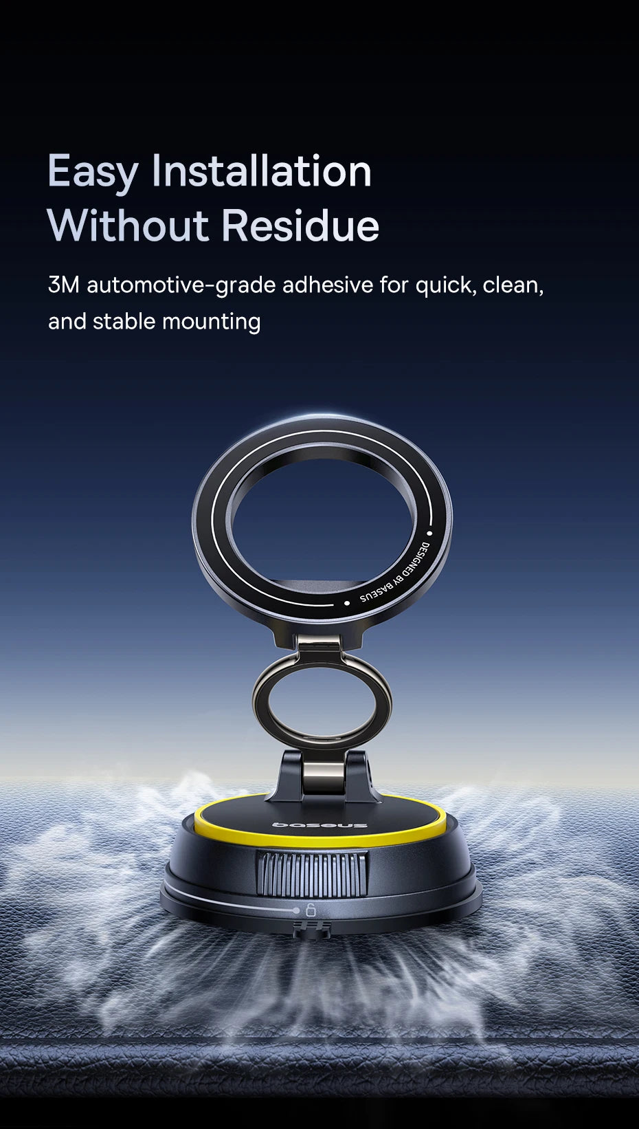 SUPPORT TELEPHONE VOITURE MAGNETIQUE | SCOBIC™