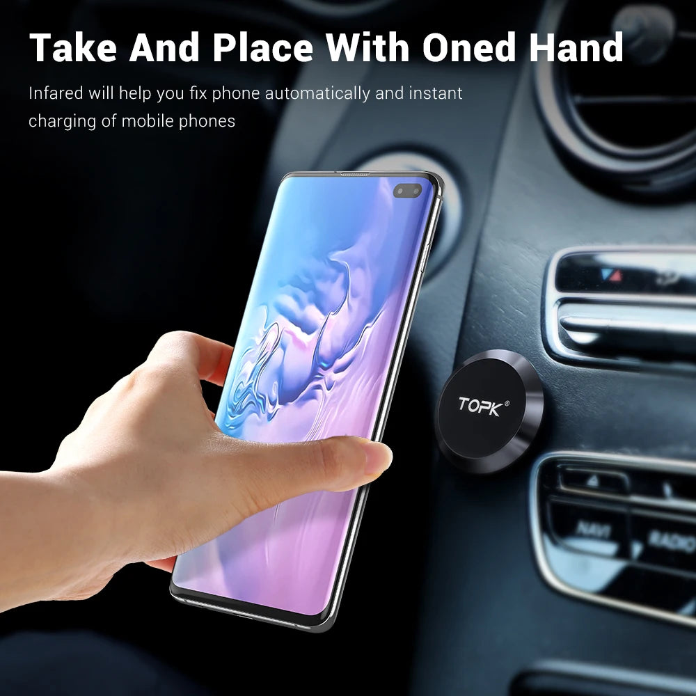 SUPPORT TELEPHONE VOITURE MAGNETIQUE | DISCRETION EFFICAE