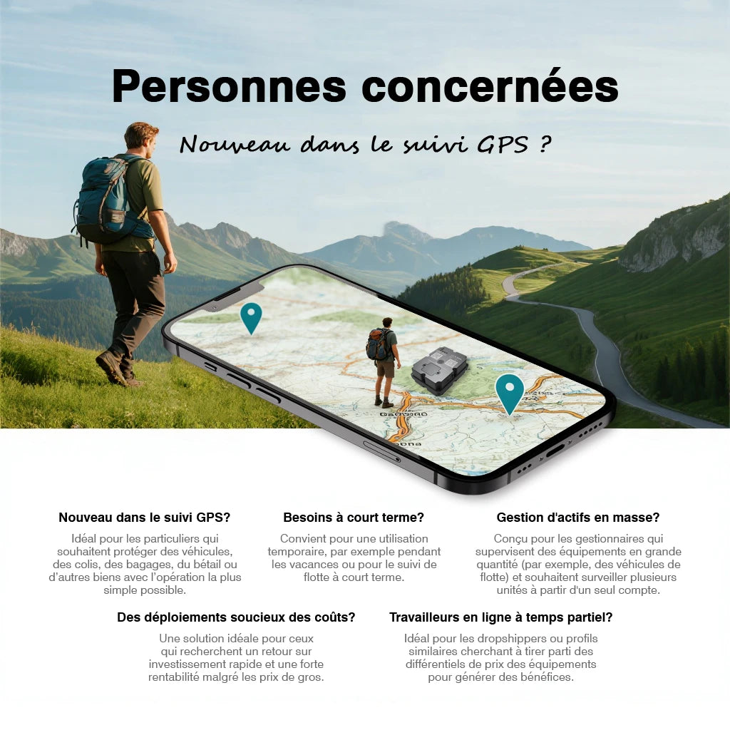 TRACEUR GPS | Antivol 4G Temps Réel