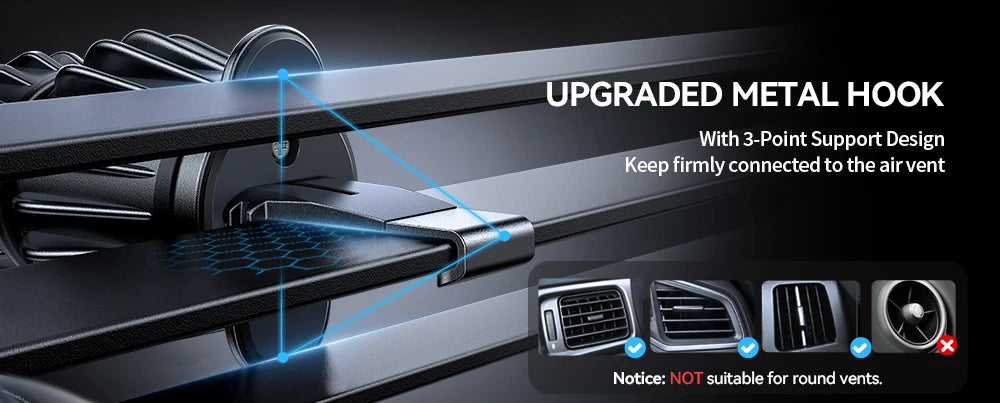 SUPPORT TELEPHONE VOITURE MAGNETIQUE | CHARGE RAPIDE