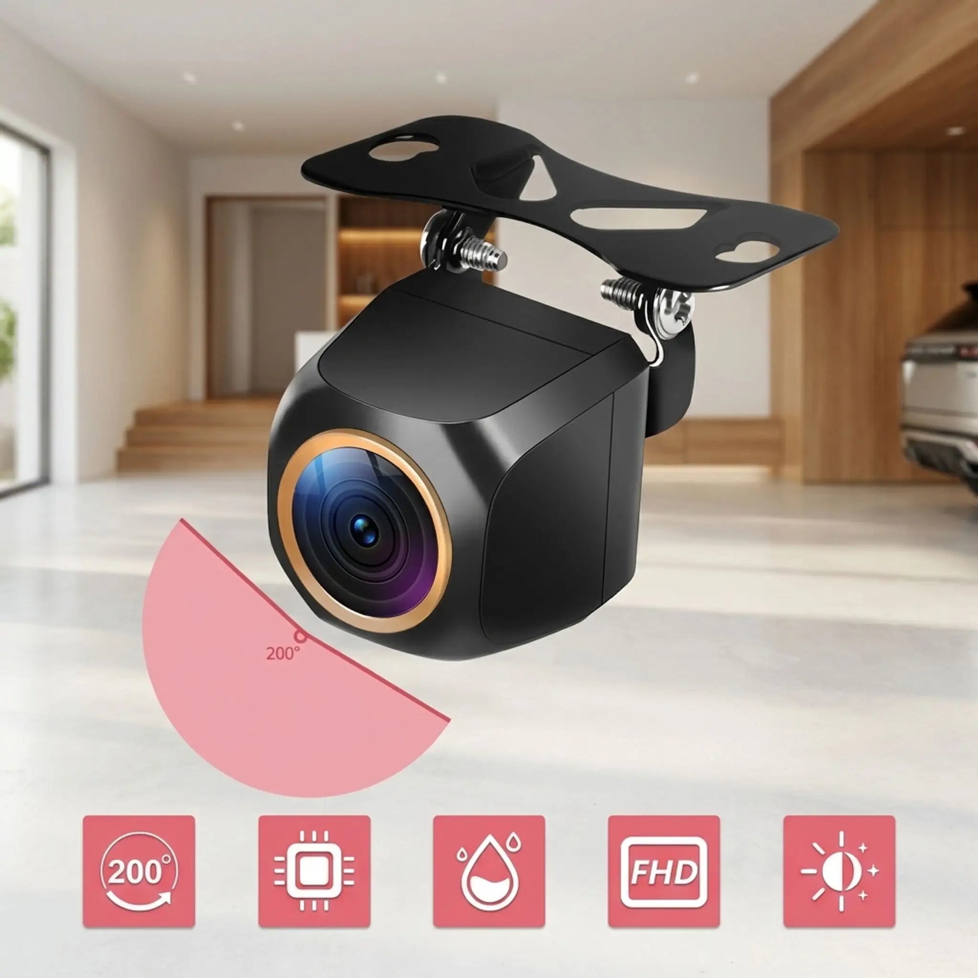 camera de recul angle large hd