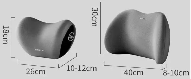 coussin ergonomique dimensions lombaire nuque