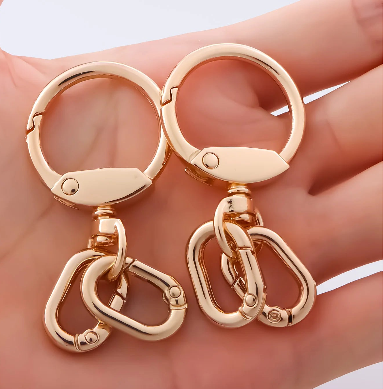 porte cle deux models or