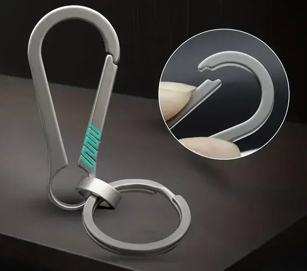 Porte - clé Mousqueton Titane | ULTRASTRENGH - Ambiance Auto