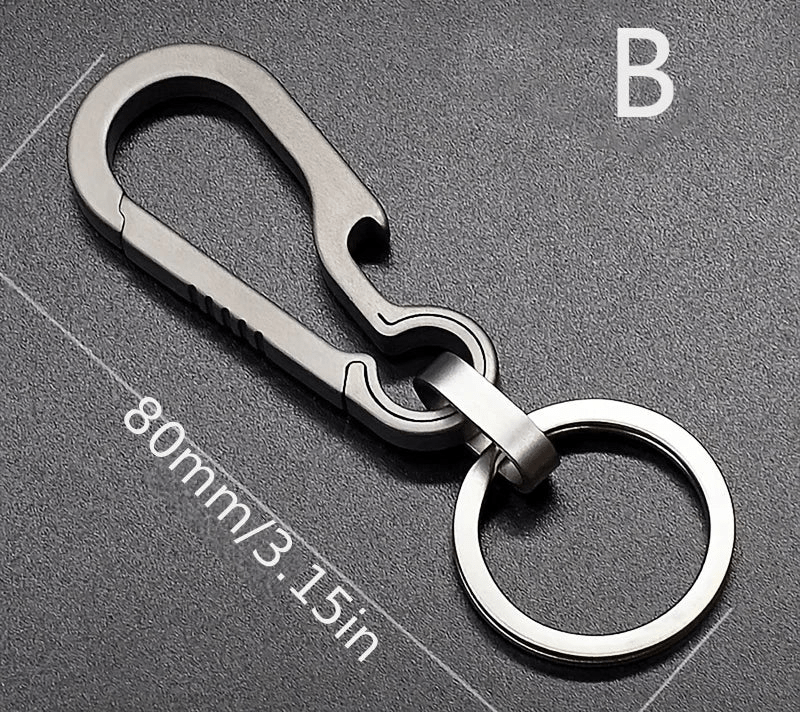 Porte - clé Mousqueton Titane | ULTRASTRENGH - Ambiance Auto