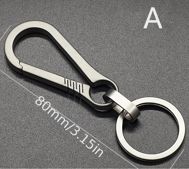 Porte - clé Mousqueton Titane | ULTRASTRENGH - Ambiance Auto