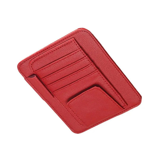 Porte Lunettes - CarShadeGuard™ - Rouge - Ambiance Auto