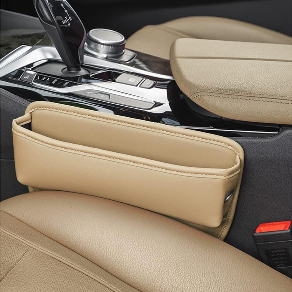 Rangement Voiture - FrontRowSeatStorage™ - Beige - Ambiance Auto