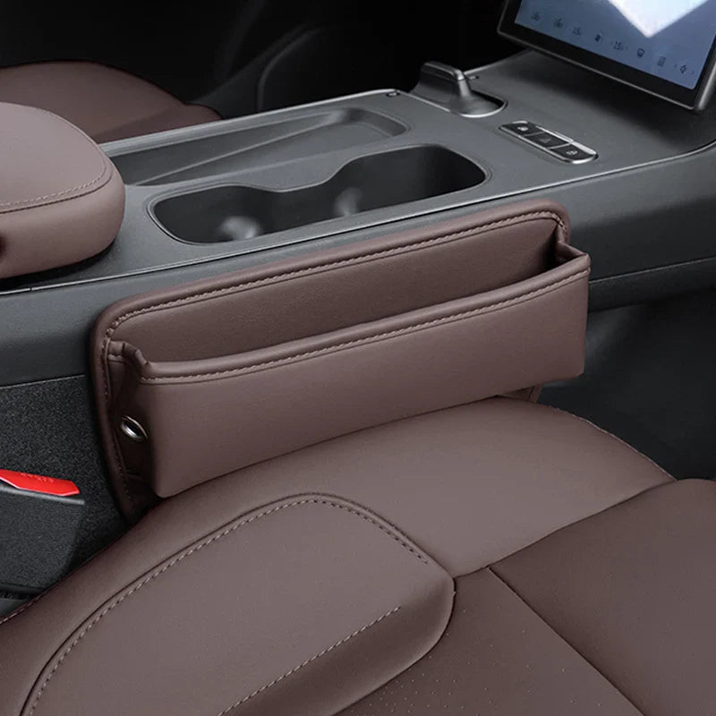 Rangement Voiture - FrontRowSeatStorage™ - Marron - Ambiance Auto