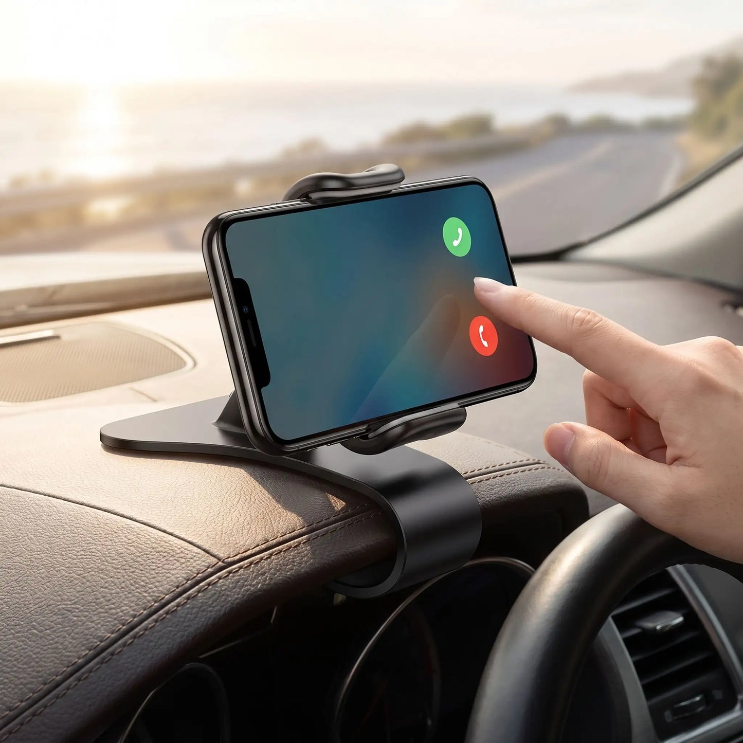 support telephone voiture accesibilite ecran telephone