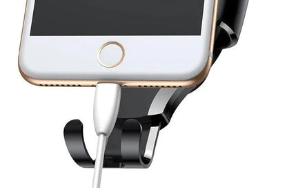 support telephone voiture encoche fil chargeur
