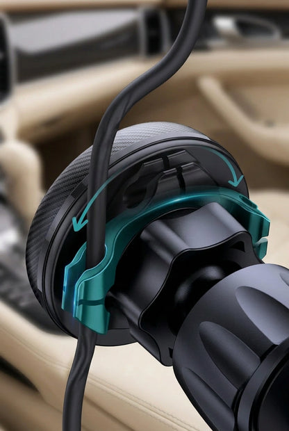 support telephone voiture magnetique accroche cable telephone