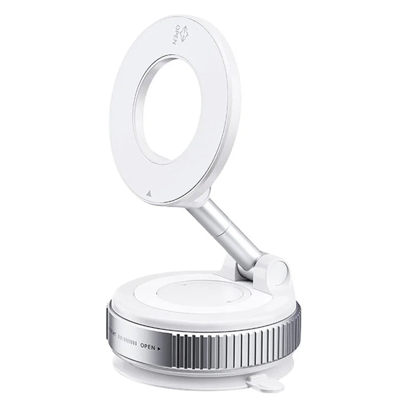 support telephone voiture magnetique model blanc