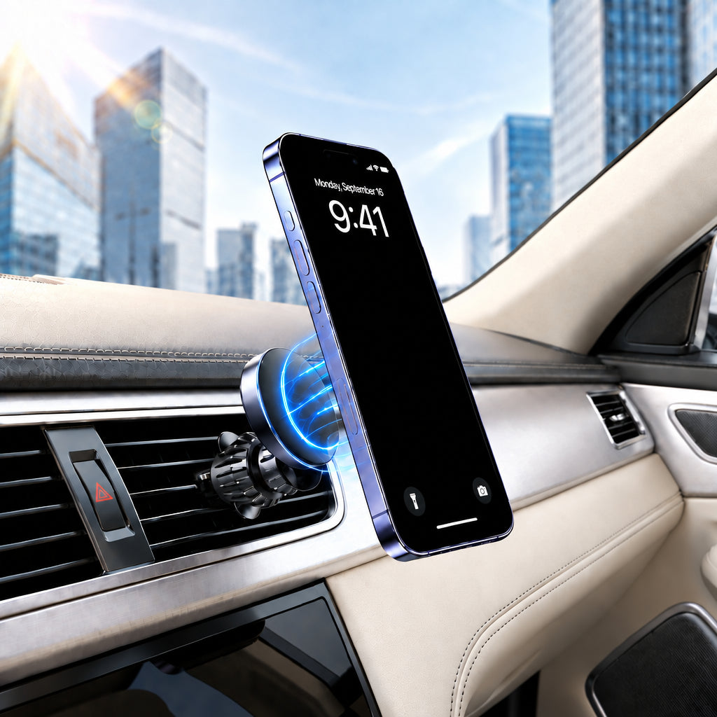 support telephone voiture magnetique puissant