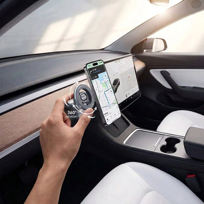 support telephone voiture magnetique rotatif