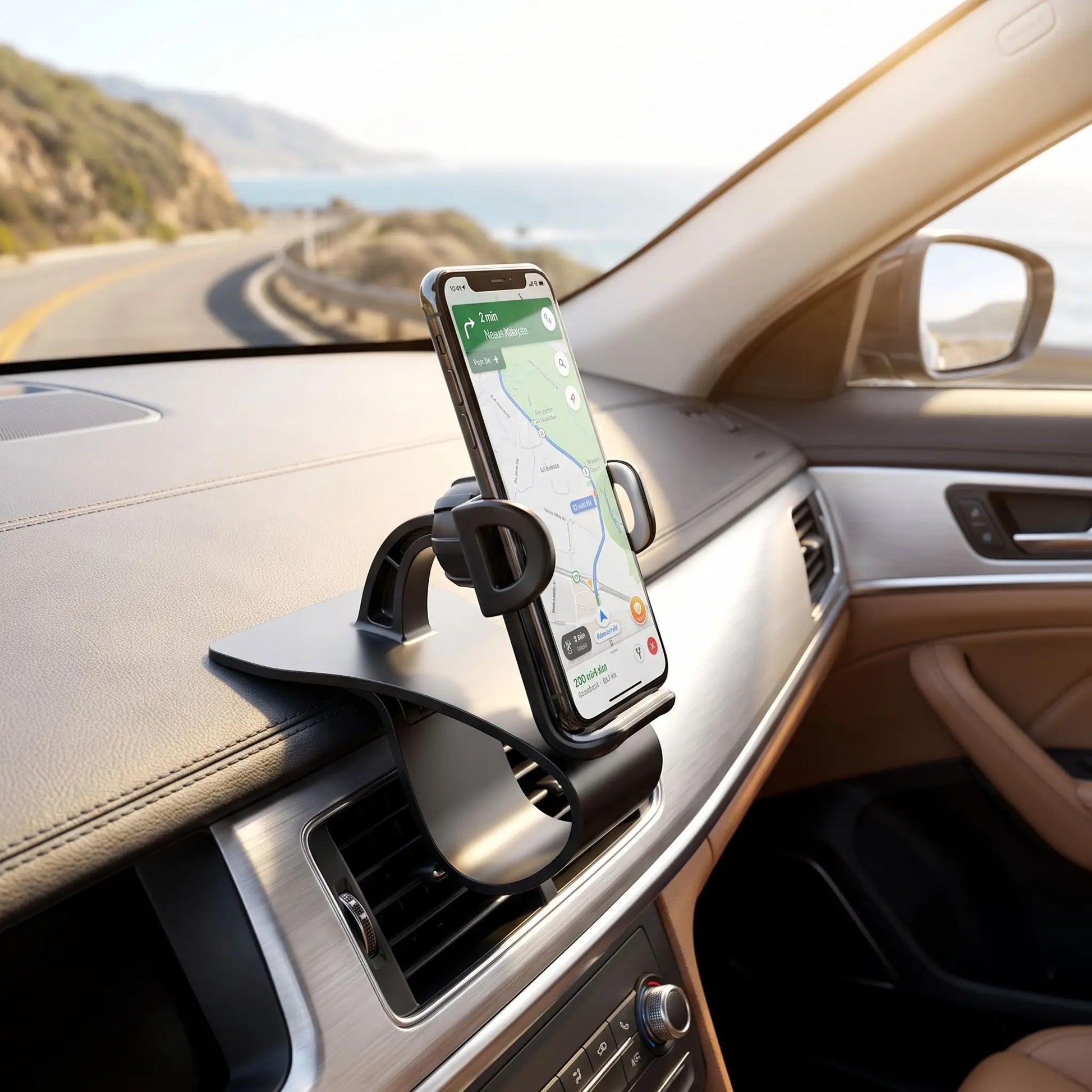support telephone voiture pince tableau de bord