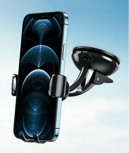 support telephone voiture ventouse noir pare brise