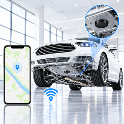traceur gps aimant sous la voiture