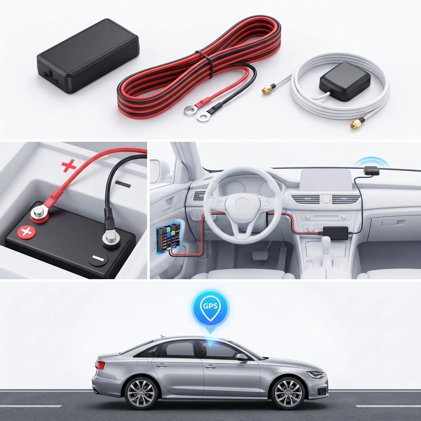 traceur gps cablage