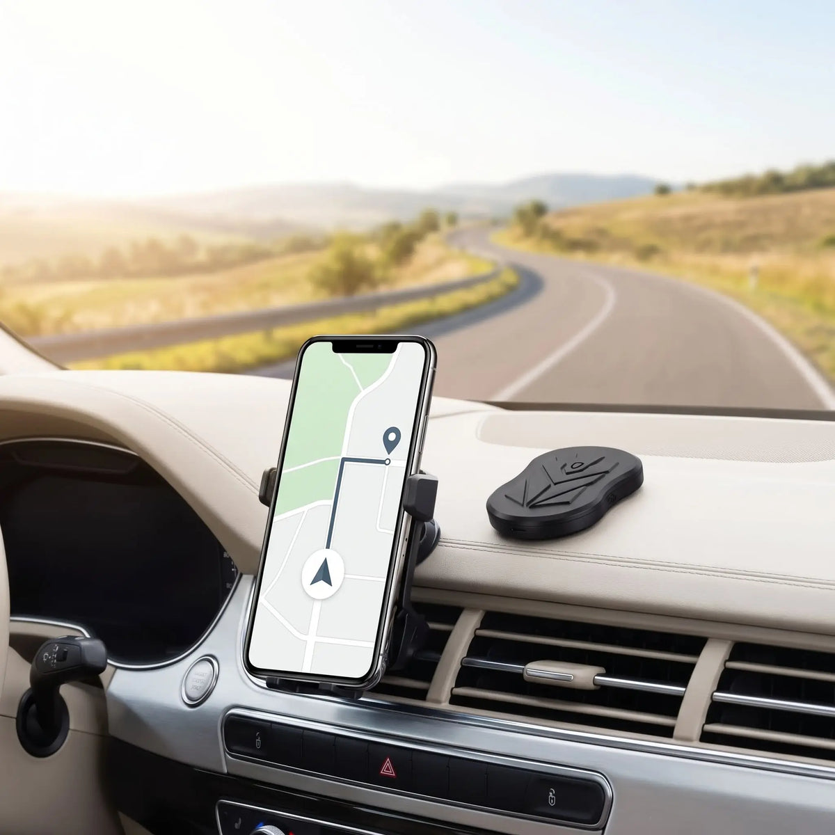 traceur gps mis sur tableau de bord