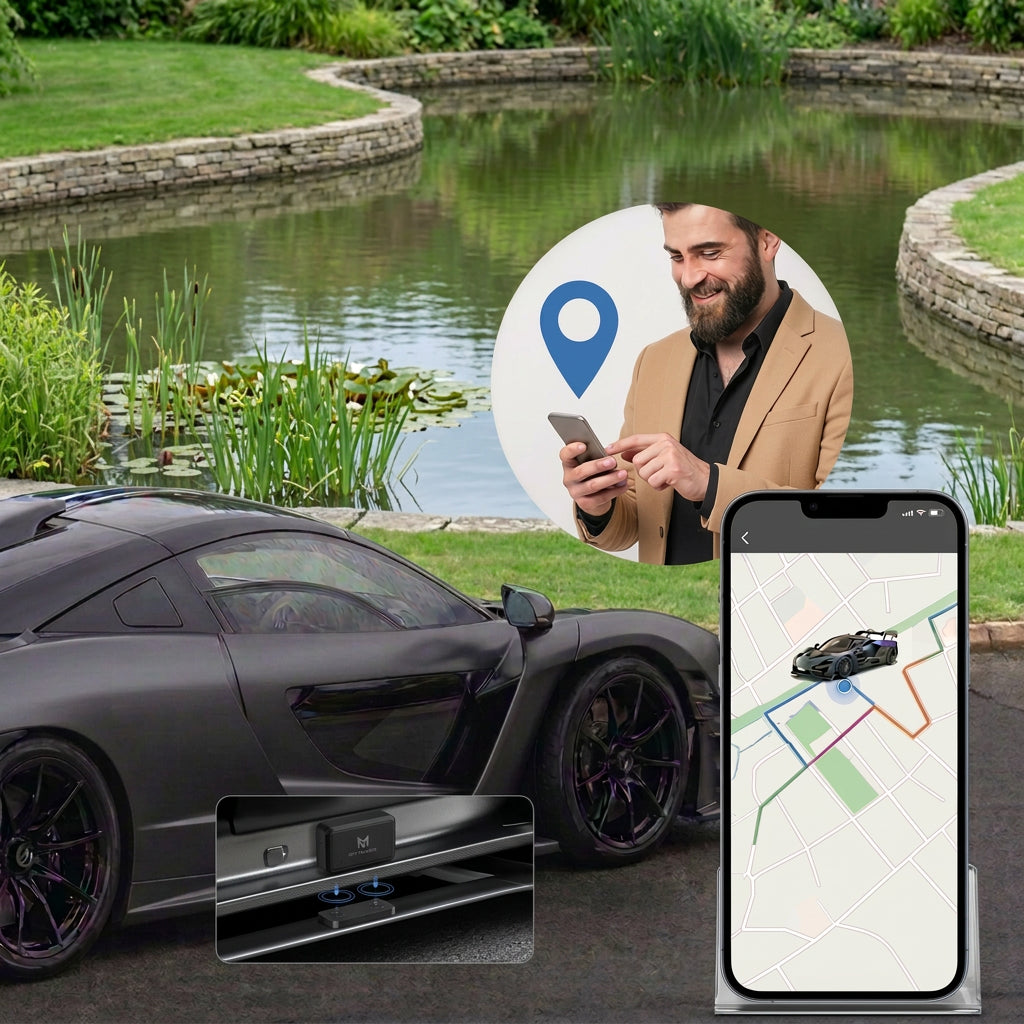traceur gps sur bas de caisse