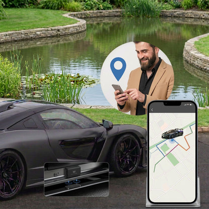 traceur gps sur bas de caisse