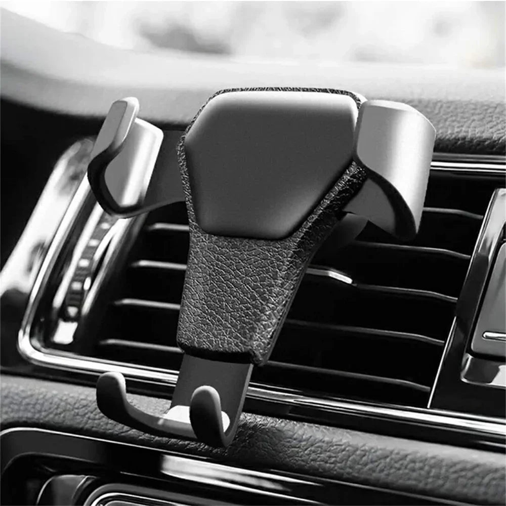 Universal Gravity Auto Phone Holder Car Air Vent Clip Mount Mobile Phone Holder CellPhone Stand Support For iPhone For Samsung - Ambiance Auto