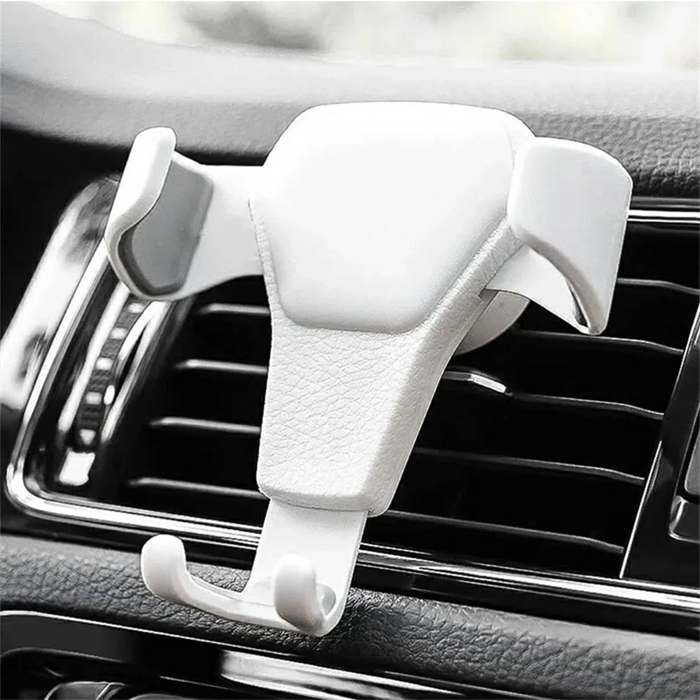 Universal Gravity Auto Phone Holder Car Air Vent Clip Mount Mobile Phone Holder CellPhone Stand Support For iPhone For Samsung - Ambiance Auto